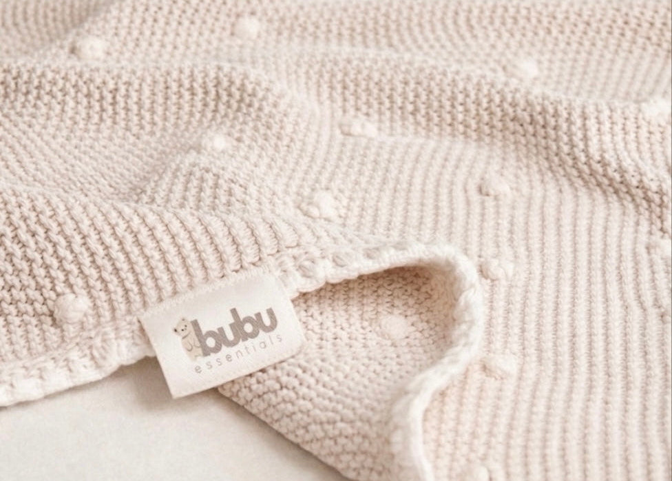 Bubu Cotton Lightweight Knit Baby Blanket